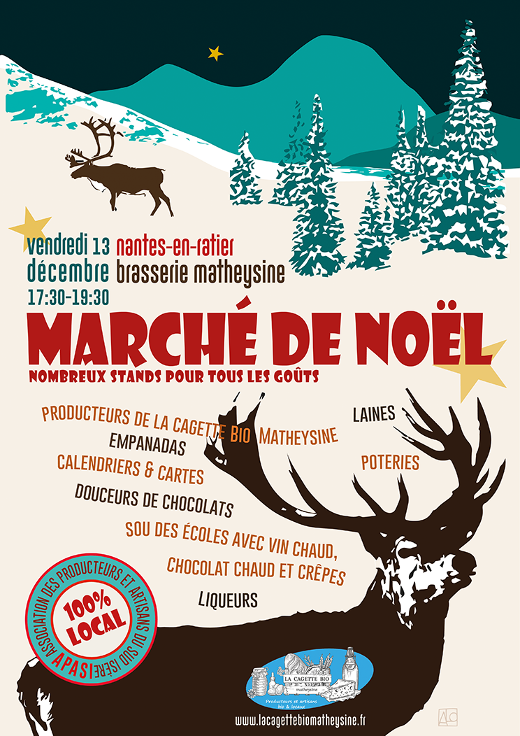 Marché de Noël à la Brasserie Matheysine